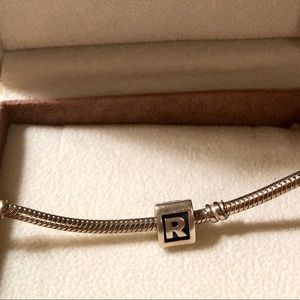 PANDORA “R” Charm